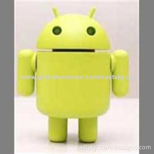 Customized Robot-shaped USB Flash Drive, Made of Soft PVC Material, OEM Orders are Welcome